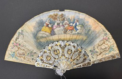 Two fans, France, circa 1850 

*The first,...