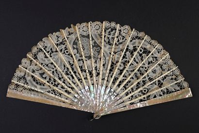 Rose, Europe, circa 1900
Folded fan, the...