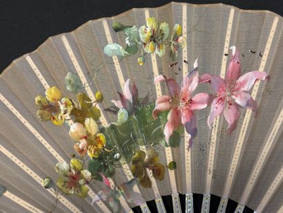 Lilies and nasturtiums, France, circa 1900
Folded...