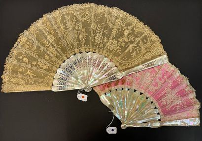 Two fans, Europe, circa 1880-1890

*The 1st,...