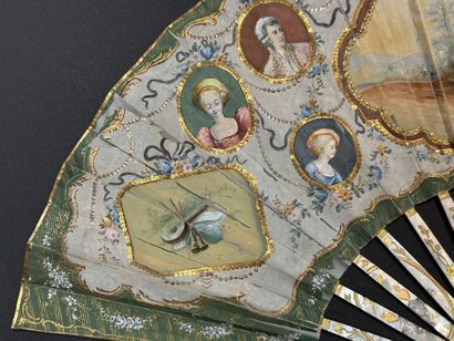 In the taste of Watteau, France, circa 1890-1900
Folded...