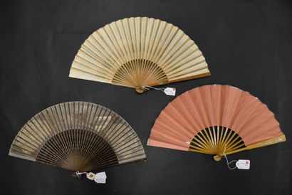 Three fans, Europe, 20th century
Decorated...