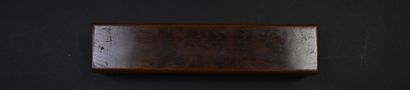 Wooden box, Europe, 19th century 
 Interior...