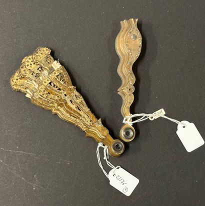 Optics, France, circa 1820 
Two 