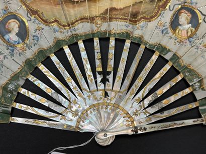 In the taste of Watteau, France, circa 1890-1900
Folded...