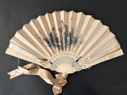 Four fans in the Lauronce style, France,...
