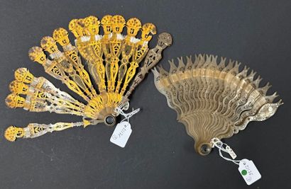 Optics, France, circa 1820 
Two 