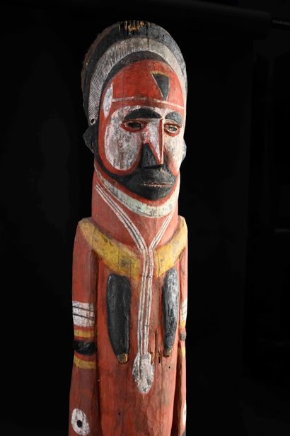 Abelam statue, Maprik Mountains, Papua New...