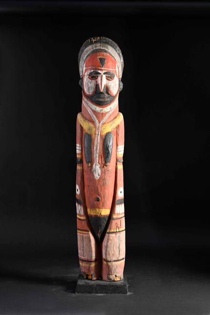 Abelam statue, Maprik Mountains, Papua New...