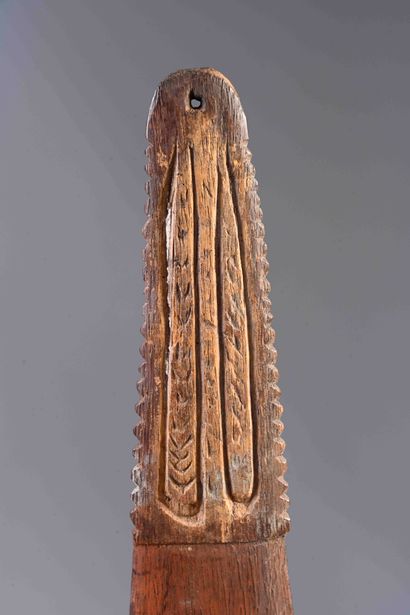 Rhombe, Gulf of Papua, Papua New Guinea

Wood,...
