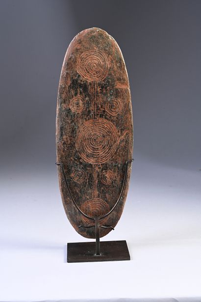 Churinga or Tjurunga Central desert. Australia
Stone
Height:...