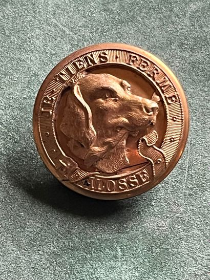 ORL. Bouton de tenue de l’équipage d’Alosse...