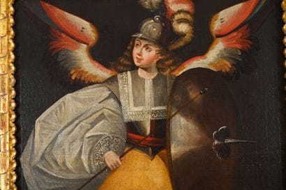 Cuzco school, attributed to Basilio de Santa...