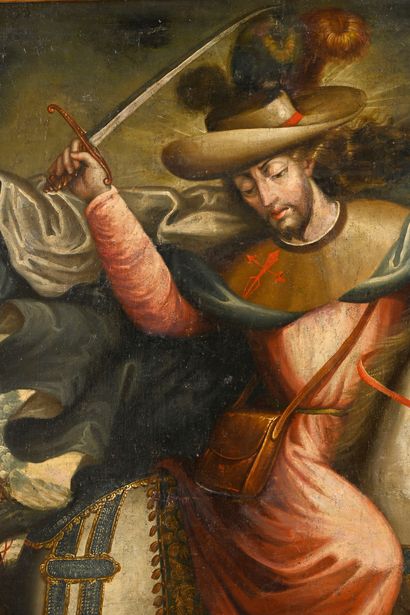18th century Cuzco school
Saint James on...