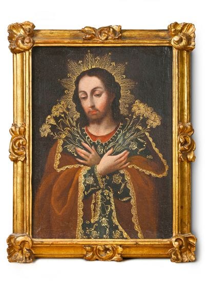 Cuzco school circa 1700
Christ with folded...