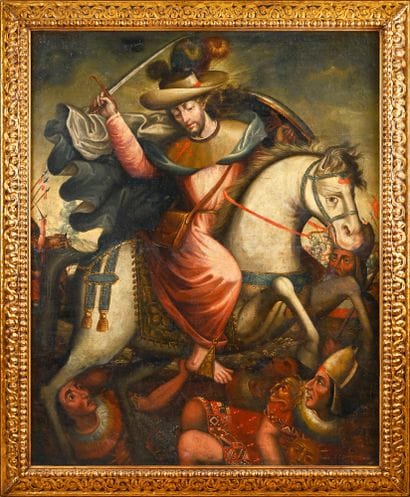 18th century Cuzco school
Saint James on...