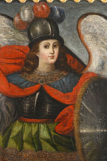 Cuzco school, attributed to Juan Zapata Inca...