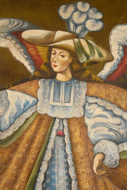 . Late 18th century Salta school
Harquebusier...