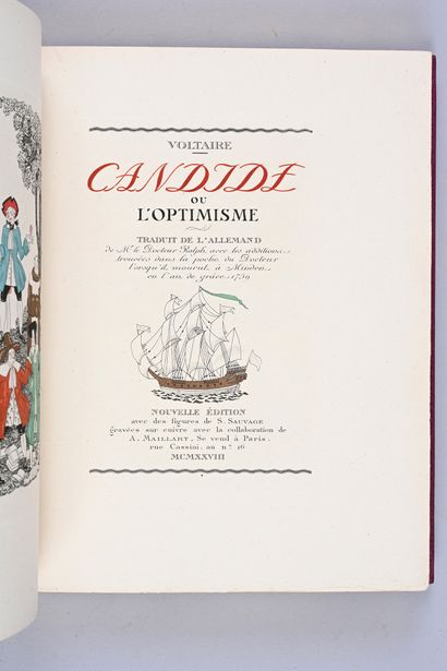François-Marie Arouet dit VOLTAIRE
Candide...