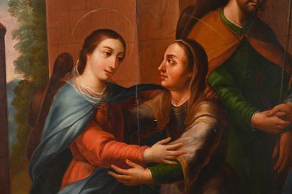 18th century colonial school
The Visitation
Oil...