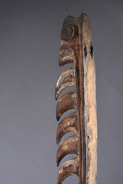 Ritual figure placed in the roof structure...