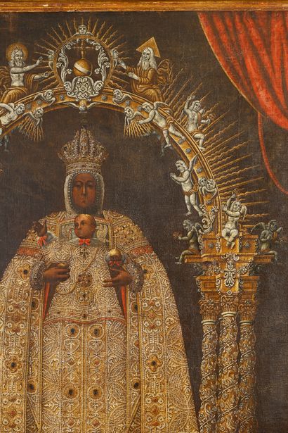 Lima school circa 1700
The Black Madonna...