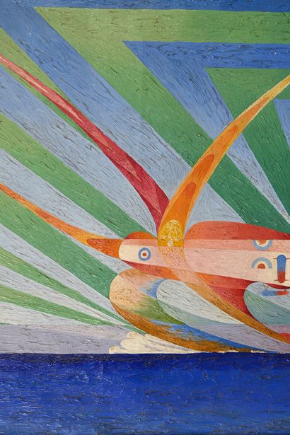 Henry VALENSI (1883-1960)
The seaplane, circa...