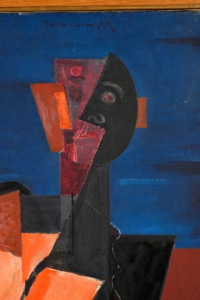 LOUIS MARCOUSSIS (1878-1941) 
Crouching figure,...