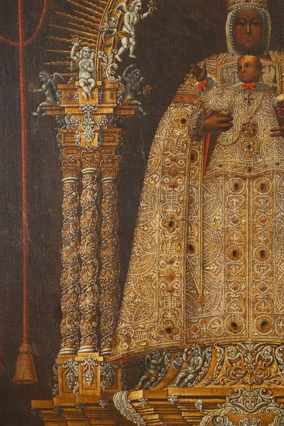 Lima school circa 1700
The Black Madonna...