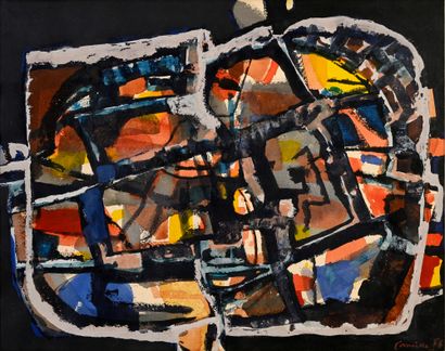 CORNEILLE (1922-2010) 
Untitled, 1956
Gouache...