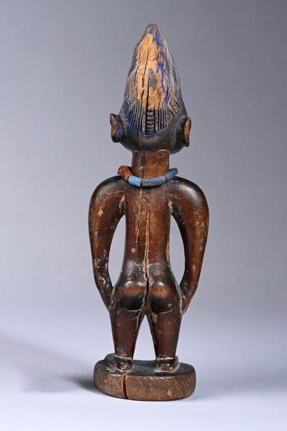 Female statuette, Ibeji era, Yoruba (Oyo)...