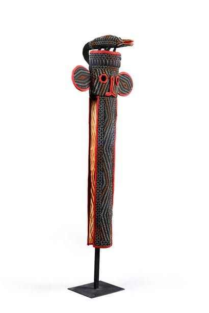 Bamiléké elephant mask, Cameroon
Wood, fabric,...