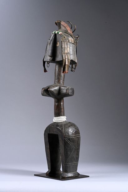 Bagirmi statue Mali
Wood, metal, beads
Dimensions:...