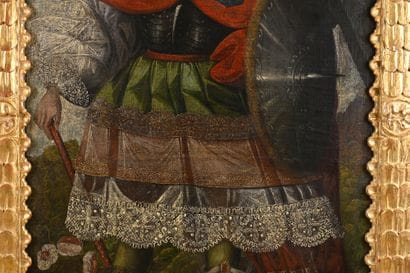 Cuzco school, attributed to Juan Zapata Inca...