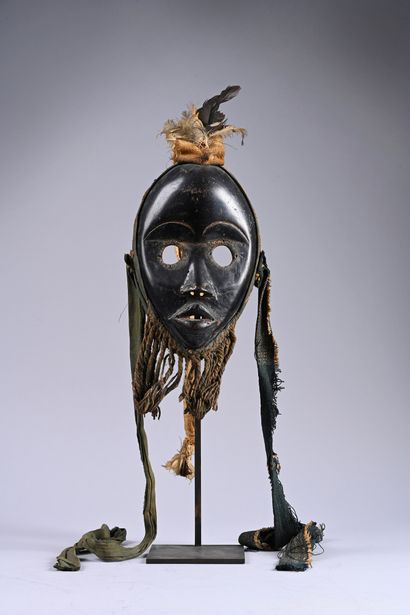 Mask dan côté d'ivoire 
Wood, plant fibers,...