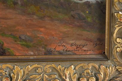 Jules Desgoffe (1864-1905)
Lake Chambon
Oil...
