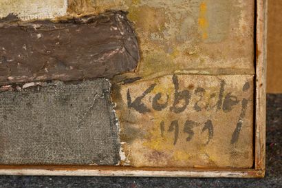 ALEKSANDER KOBZDEJ (1920-1972) 
Trigone,...
