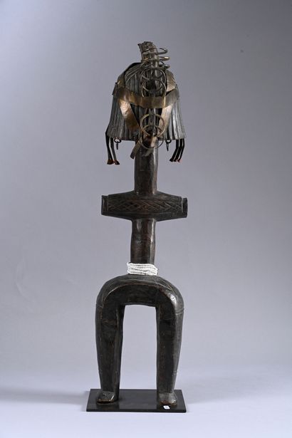 Bagirmi statue Mali
Wood, metal, beads
Dimensions:...