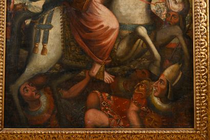 18th century Cuzco school
Saint James on...