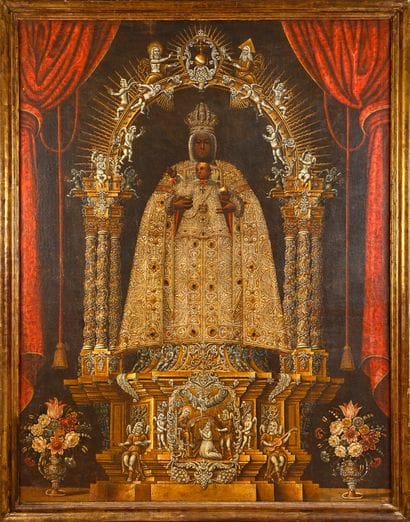Lima school circa 1700
The Black Madonna...