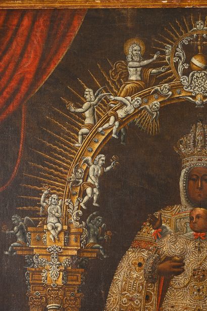 Lima school circa 1700
The Black Madonna...