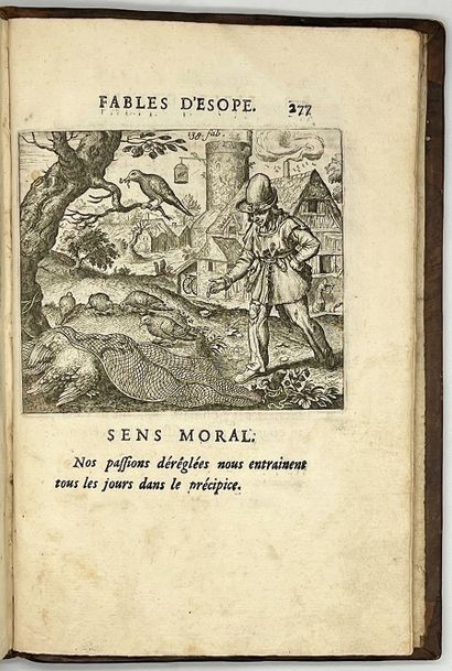 ÉSOPE, & [Gilles SADELER].
Fables of Aesop,...