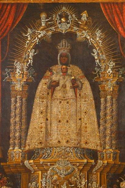 Lima school circa 1700
The Black Madonna...