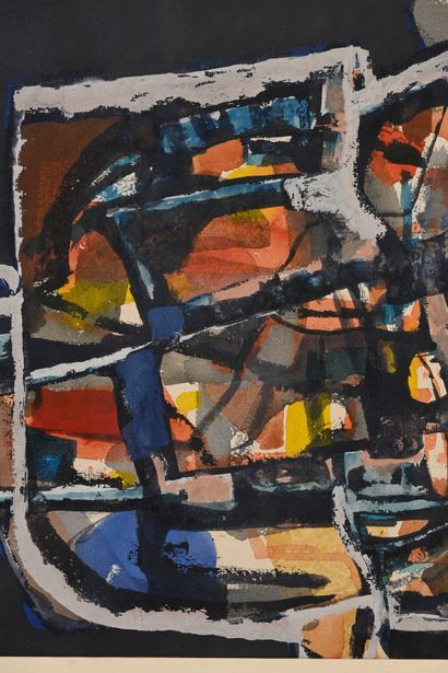 CORNEILLE (1922-2010) 
Untitled, 1956
Gouache...