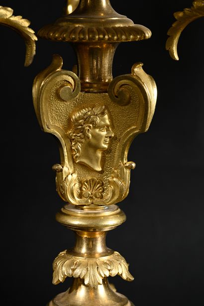 After André-Charles Boulle (1642-1732) 
Pair...