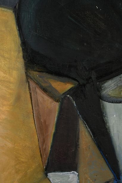 GENEVIÈVE ASSE (1923-2021) 
African mask,...