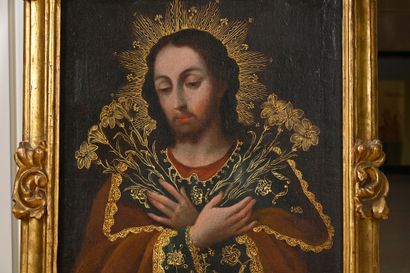 Cuzco school circa 1700
Christ with folded...