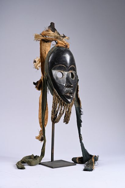 Mask dan côté d'ivoire 
Wood, plant fibers,...