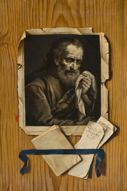 Attributed to Gaspard GRESLY (1712-1756)
Trompe-l'oeil...