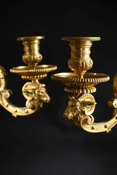 After André-Charles Boulle (1642-1732) 
Pair...